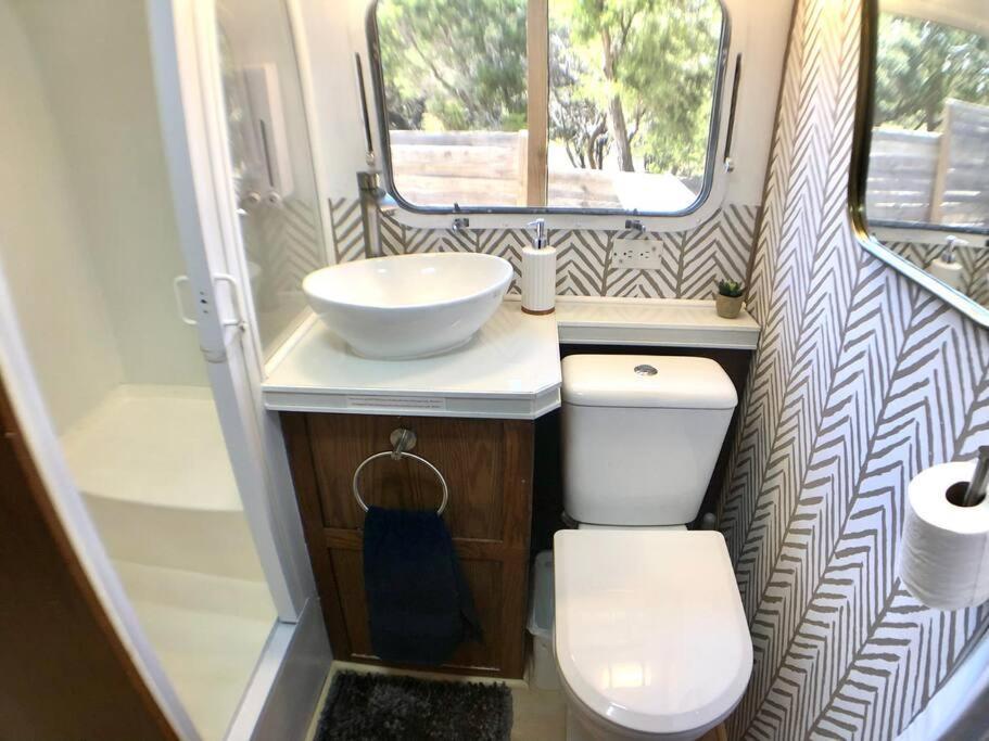 The Steel Magnolia Airstream - Cabins At Rim Rock Όστιν Εξωτερικό φωτογραφία